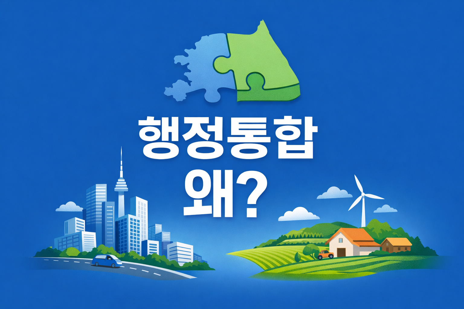 한국 사회 대변화 예고, 행정통합 전망