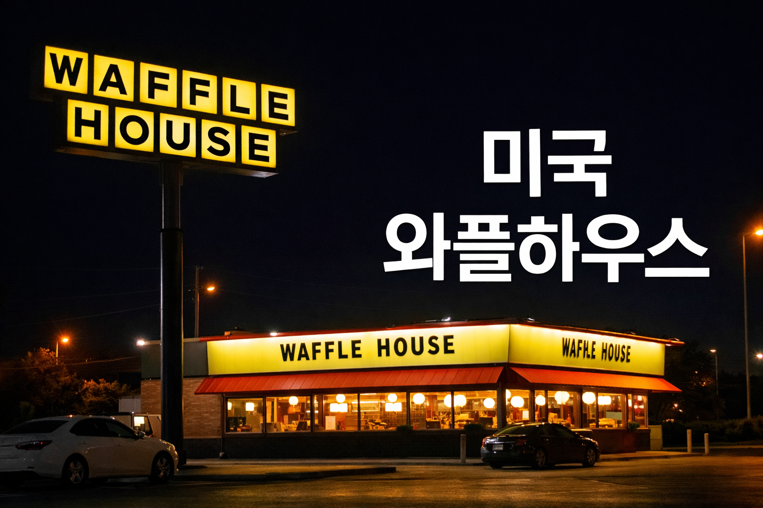 노숙자도, 정치인도 다 온다? 미국 와플하우스(Waffle House)의 진짜 의미