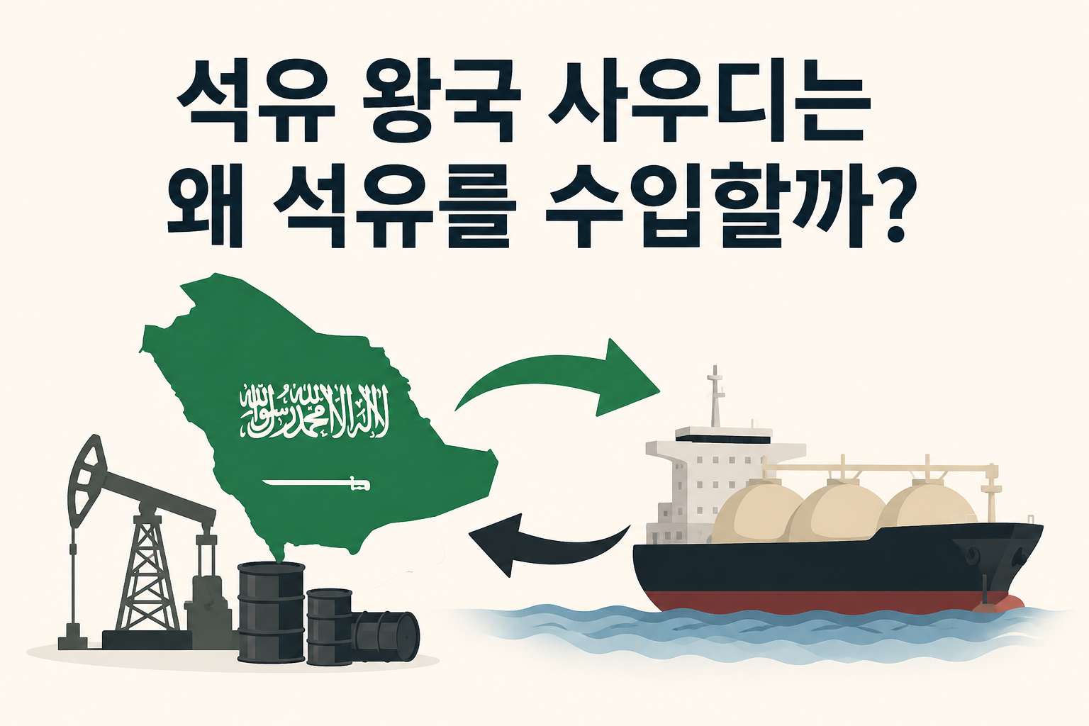 석유 왕국 사우디아라비아는 왜 석유를 수입할까?